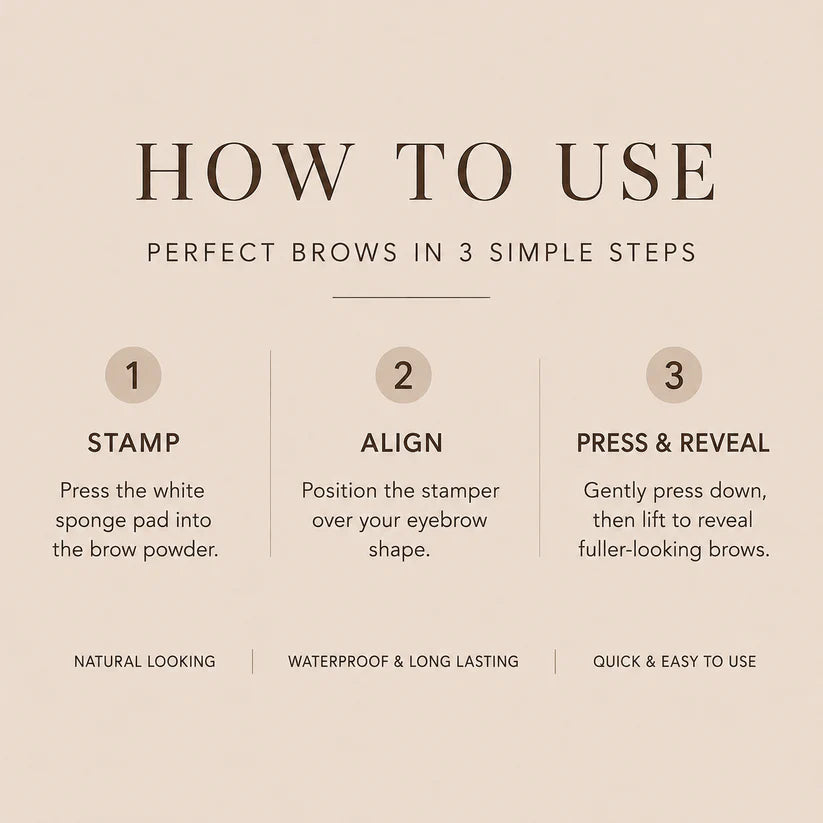 Eyebrow Stamp Kit | Fuller Natural Brows in Seconds