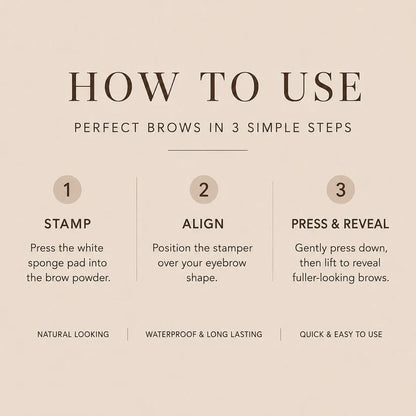 Eyebrow Stamp Kit | Fuller Natural Brows in Seconds